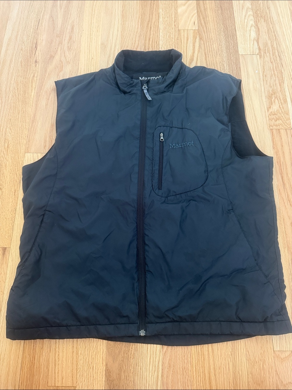 Marmot Black Men's Insulated Vest with Chest Pocket